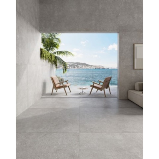 Porcelanato Biancogres Stratus Externo Grafite 90x90cm Retificado - Imagem principal - d1e80547-f281-49ef-8693-4865e249944e