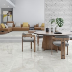 Porcelanato Damme Onix Ice Polido 82x82cm Retificado