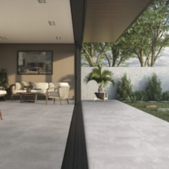 Porcelanato Embramaco Soft Concret Out 83037 Cinza Externo 83x83cm Retificado