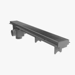 Ralo Linear 50cm Com Tampa Inox Escovado 50cm Astra