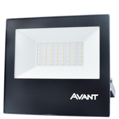 Refletor De Led Slim 50 4000K 3750 Lúmens Bivolt Emissão De Luz Neutra Avant