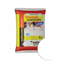 Rejunte Flexível 5kg Branco Quartzolit