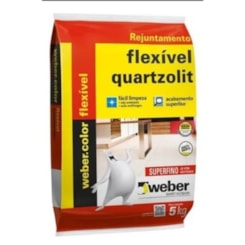 Rejunte Flexível 5kg Cinza Platina Quartzolit