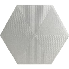 Revestimento Para Fachada Hexagonal Connect Soft Grey Ceral