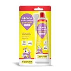 Silicone Acético Multiuso 50g Quartzolit