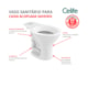 Vaso Sanitário Para Caixa Acoplada Saveiro Branco Celite - da47021e-5fe3-4208-b60c-1cfdc8c775b9