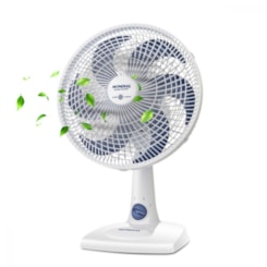 Ventilador Super Power VSP Branco E Azul Mondial 30cm 127V 60W