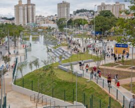 Título do post: Prefeitura de So Caetano inaugura parque linear na Kennedy e entrega Cidade das Crianas revitalizada