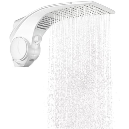 Chuveiro Duo Shower Quadra Branco Lorenzetti 127V 5500W