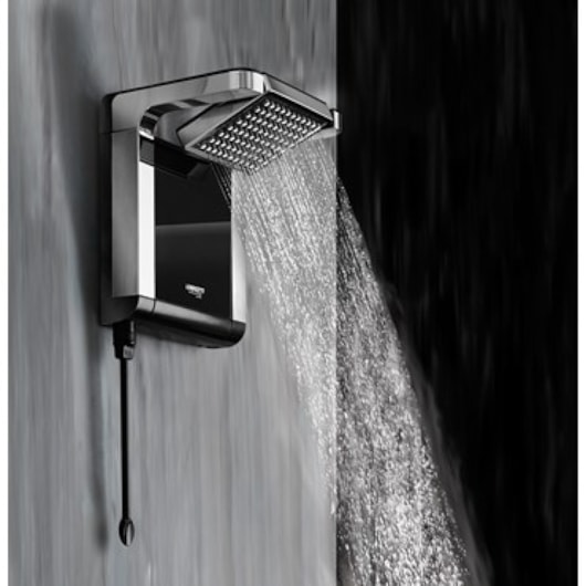 Chuveiro Eletrônico Acqua Star Ultra 127v 5500w Preto/cromado Lorenzetti - Imagem principal - e74ff417-8bb1-44c0-b7ba-b04fb4287afd