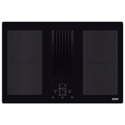 Cooktop Indução Tramontina Duo 4ei 80 Com Coifa Integrada Em Modo Exaustão 220 V