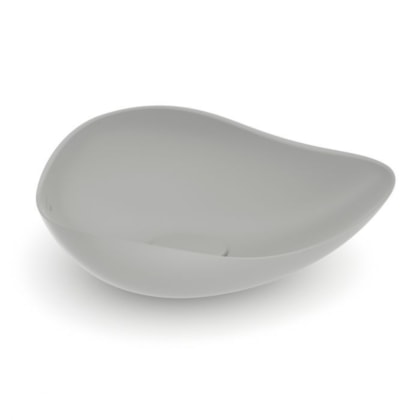 Cuba De Apoio Oval Ruy Ohtake Stone Roca 54x37,5cm