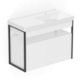 Gabinete Com Gaveta E Lavatório Flow Branco Celite 80x38cm - d1c4c7d2-ecf5-4d57-8fde-ad7743ad442c