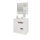 Gabinete Para Banheiro Com Lavatório E Espelho Tulipa Branco MGM Móveis 59cm - 9c919eb7-41b8-416e-8280-85a681fecb9f