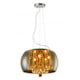 Lustre Wessex Vidro Ambar 40CM Translúcido 5Xg9 Canopla Cromo Avant - 204ebf46-3b98-4685-a095-7f45e3632335