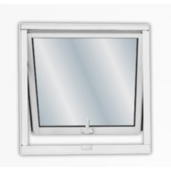 MGM MÁXIMO-AR VIDRO LISO ALUMÍNIO LINHA SOFT  60X60CM BRANCO 