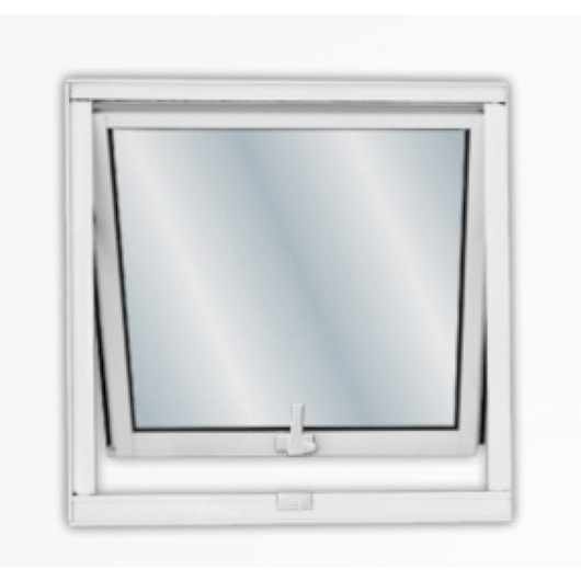 MGM MÁXIMO-AR VIDRO LISO ALUMÍNIO LINHA SOFT  60X60CM BRANCO  - Imagem principal - 1e4e1428-1ccf-4ae7-8db1-1814f250b87f