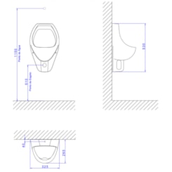 Mictório Individual com Sifão Integrado Branco Deca