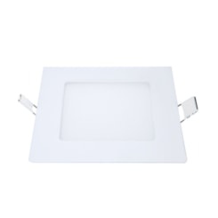 Painel Pop LED De Embutir 6W Quadrado 12cm Luz Amarela 3000K Bivolt Avant