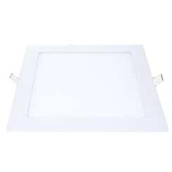 Painel Pop LPlafon De Embutir Quadrado Luz Amarela 3000K Bivolt Avant 18W 22cm