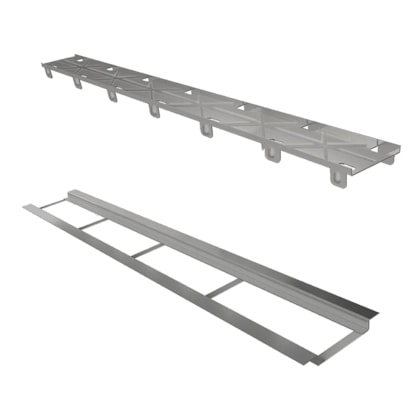 Ralo Linear De Inox Infinity Com Tampa Oculta Linear 120cm