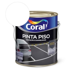 Tinta Acrílica Pinta Piso Fosco Branco 3.6l Coral