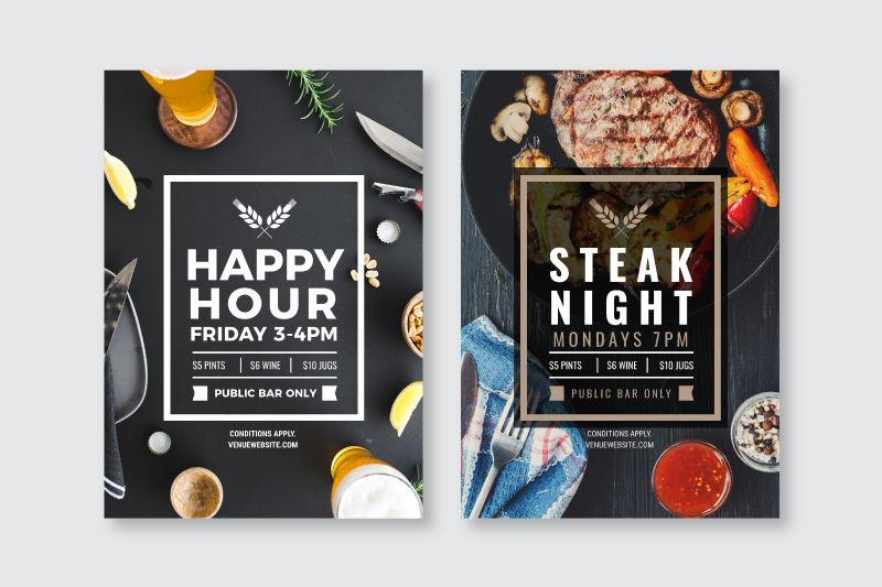 Changing out the text, font, image and colors on a graphic design template - How to Use DIY Graphic Design Templates like a Pro 