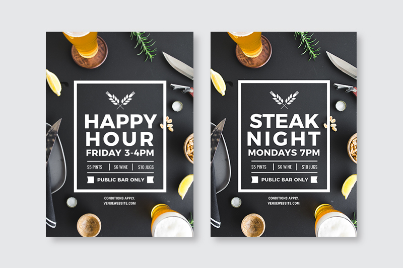 Changing just one element on a design template - How to Use DIY Graphic Design Templates like a Pro 