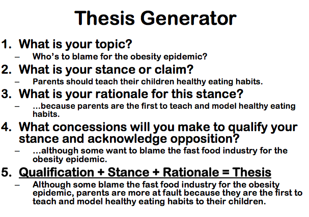 thesis examples