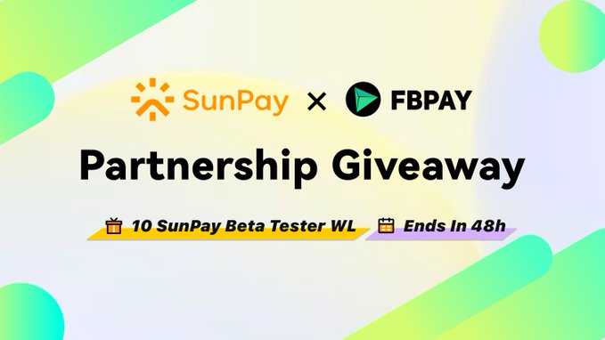 🪂SunPay x FBPay Partnership Giveaway