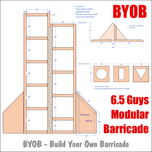 Vtac Barricade Dimensions