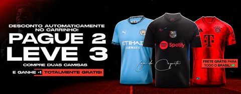 Banner de Camisa de Time de Futebol: Descontos Exclusivos para Você Torcer!