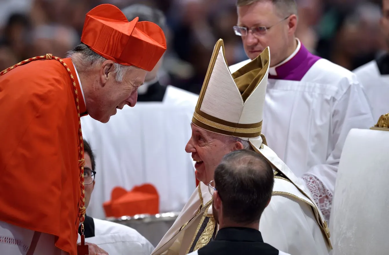 Pope Francis appoints Bishop Robert Walter McELROY as cardinal during the consistory for the creati