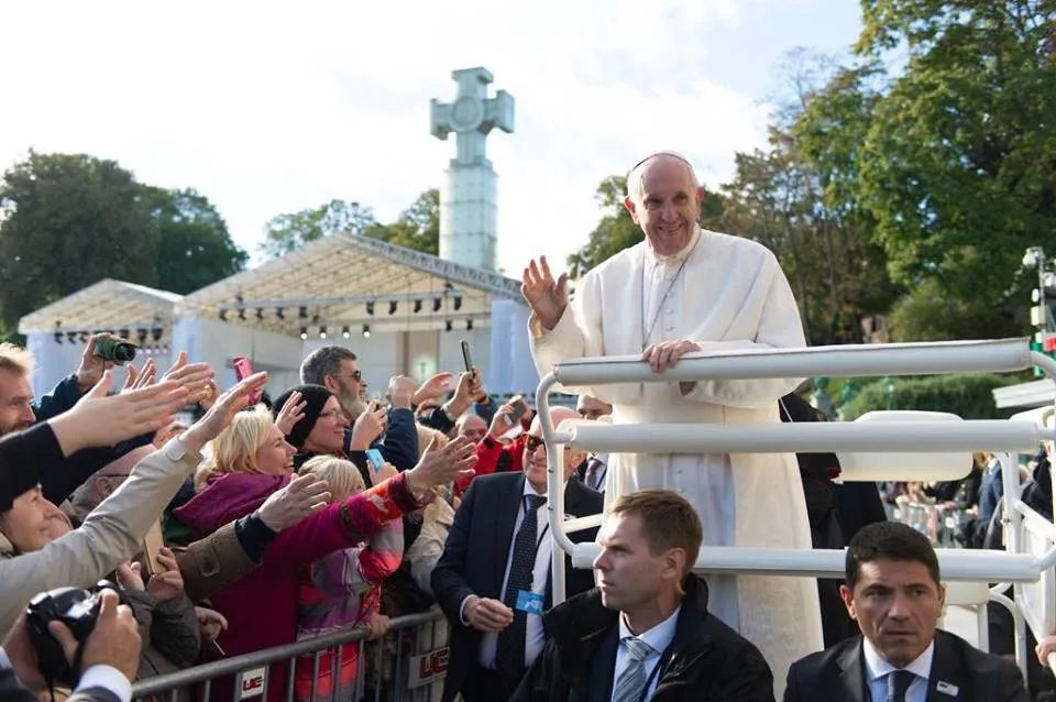 (Illustration photo) Pope Francis' visit to Estonia, 25 September 2018. (Photo by Estonian Foreign 