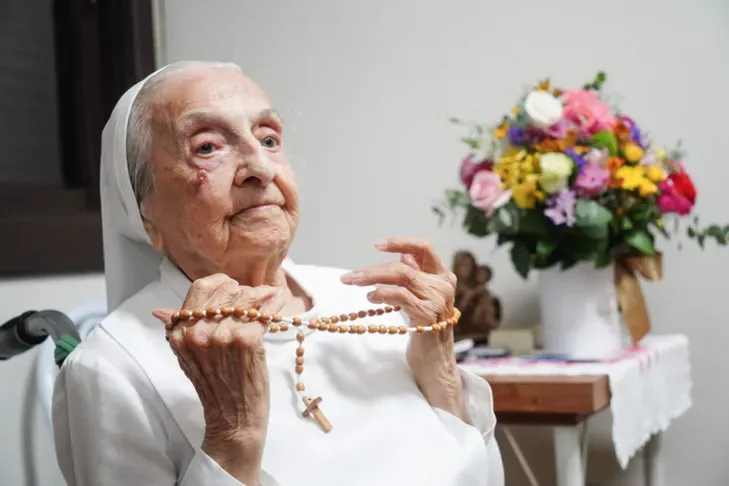 Teresian Sister Inah Canabarro Lucas is, at 116, the oldest living person in the world and the new 