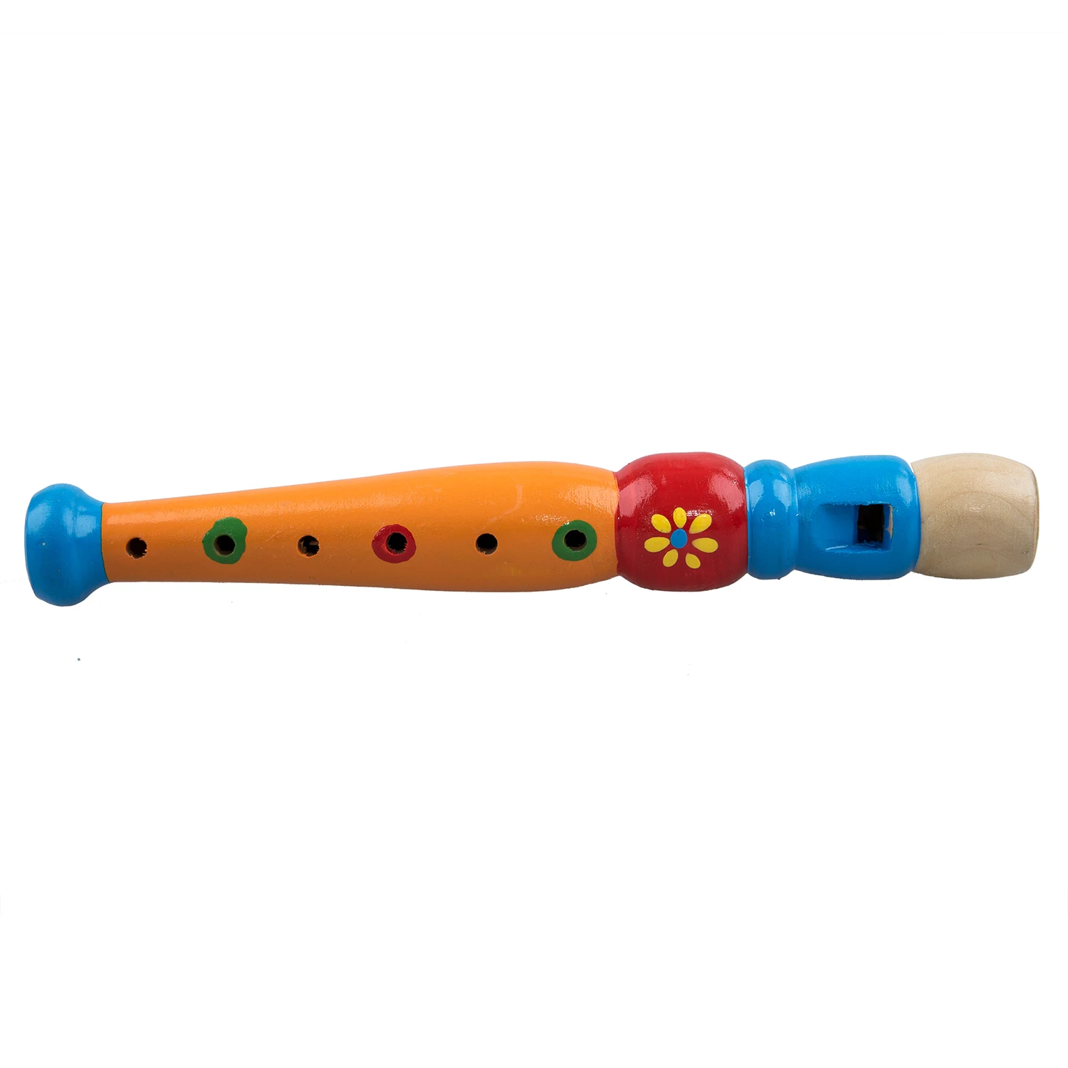 1x Wooden Flute Toy Kids Music Educational Toy Random Color-in Toy ...