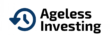 Ageless Investing Logo with an image of a clock going backwards