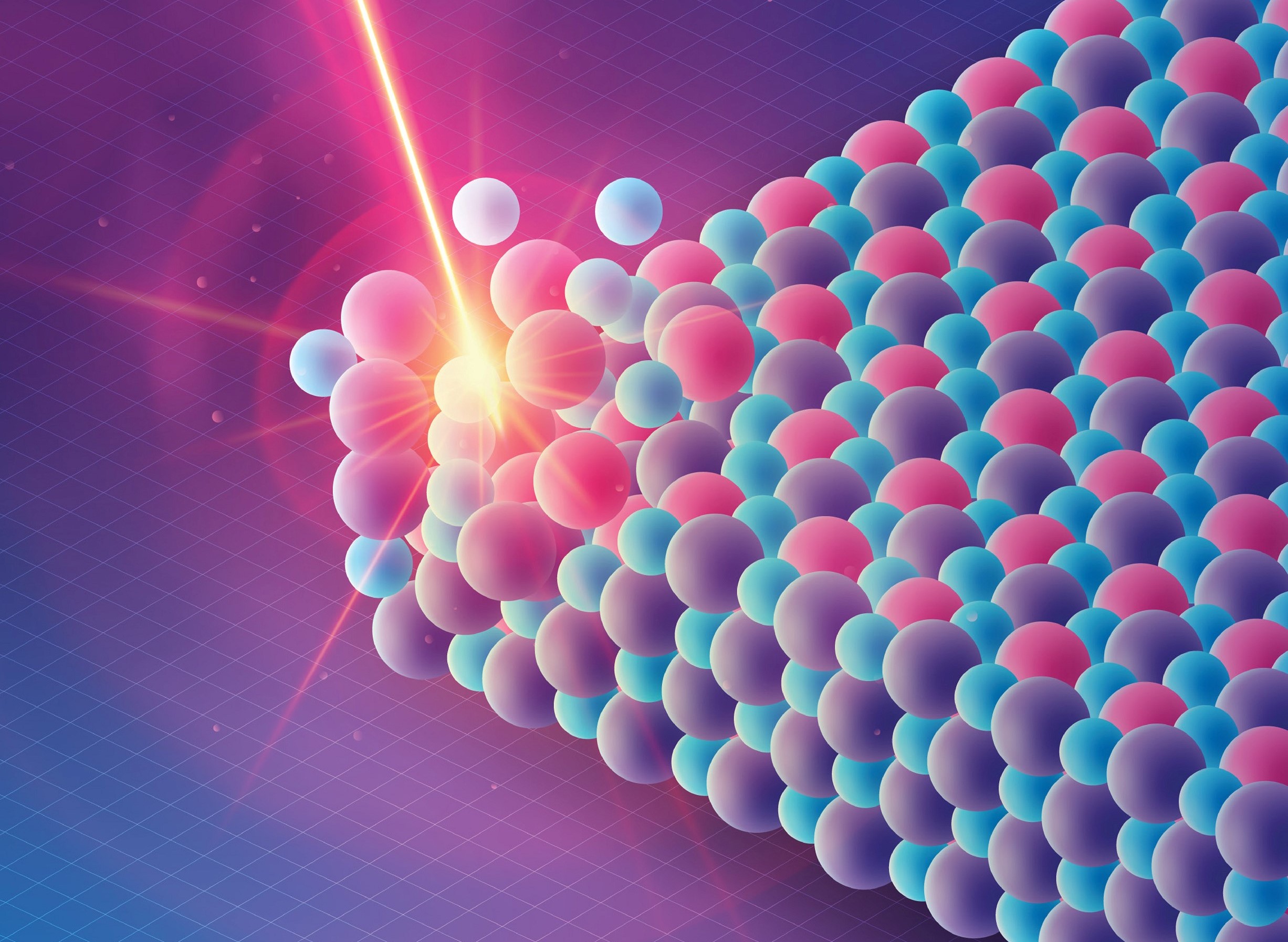 Estudo detalha os efeitos da irradiação de compostos baseados em prata por feixe de laser e elétrons