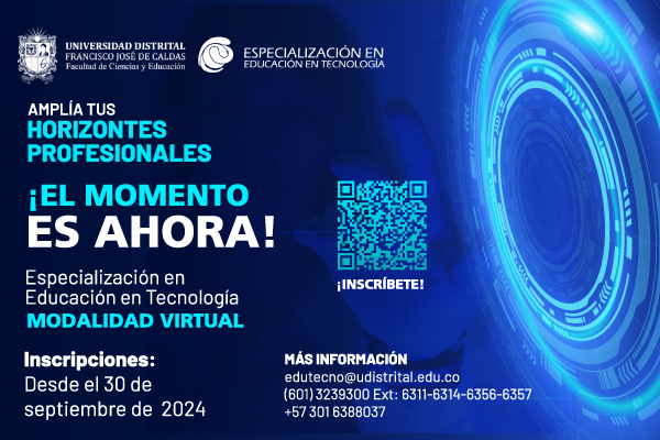 Imagen noticia: Inscripciones en la Especialización en Educación en Tecnología Modalidad virtual