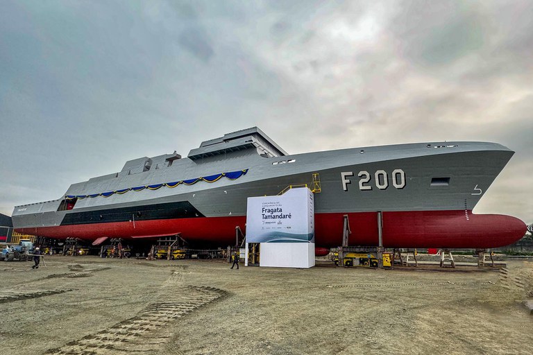 Com Novo PAC, Marinha constrói terceiro navio do Programa Fragatas Classe Tamandaré