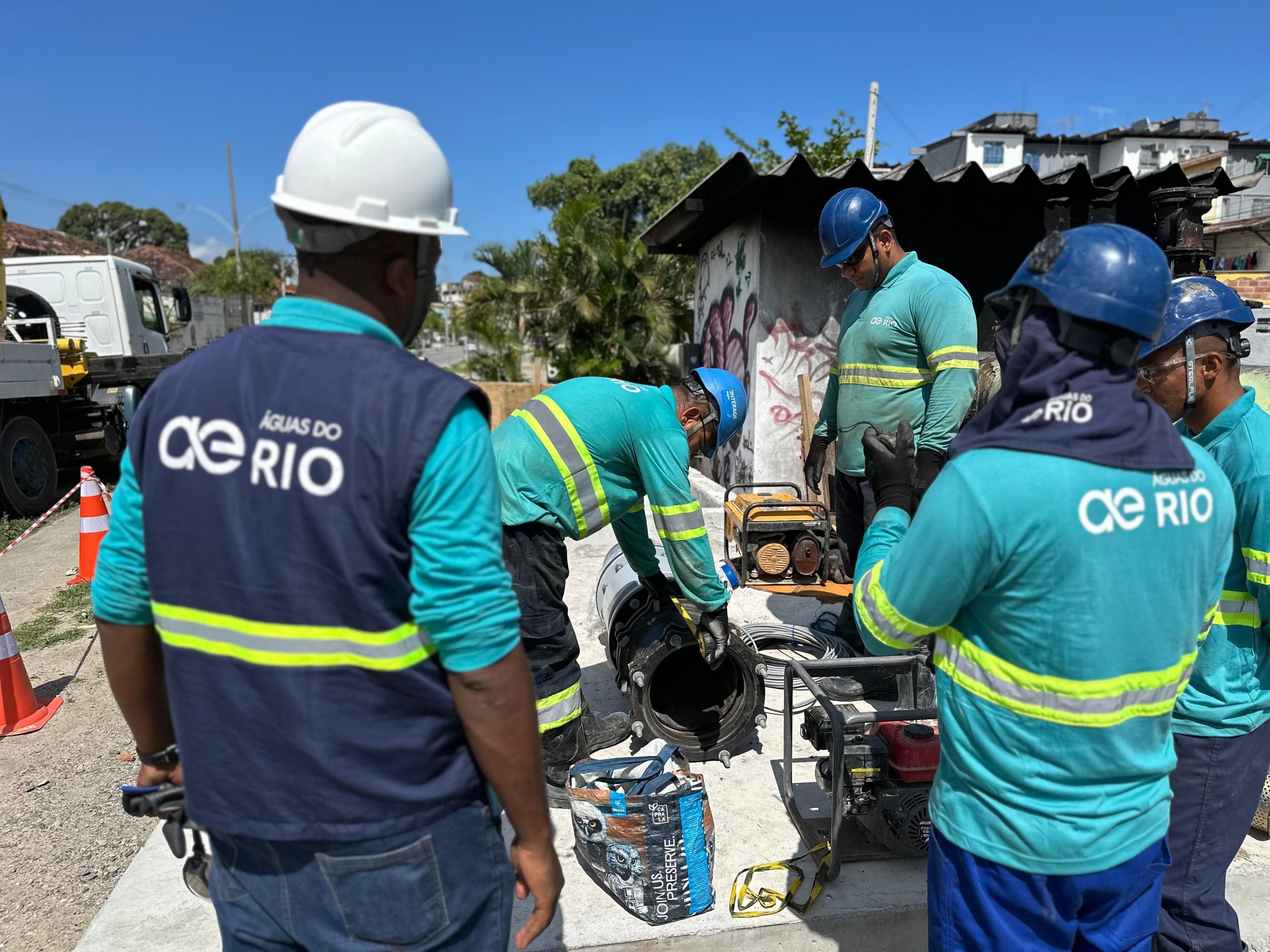 Águas do Rio vai realizar 81 obras na Capital e Baixada Fluminense durante paralisação do Sistema Guandu pela Cedae