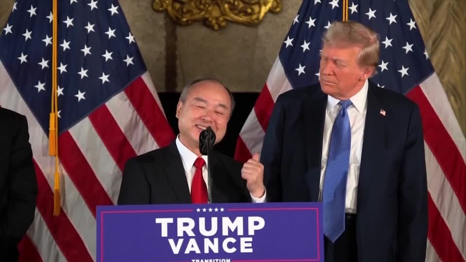 ソフトバンク孫会長がトランプ氏と会談、約15兆円の対米投資を発表「彼は交渉上手」（字幕・17日）