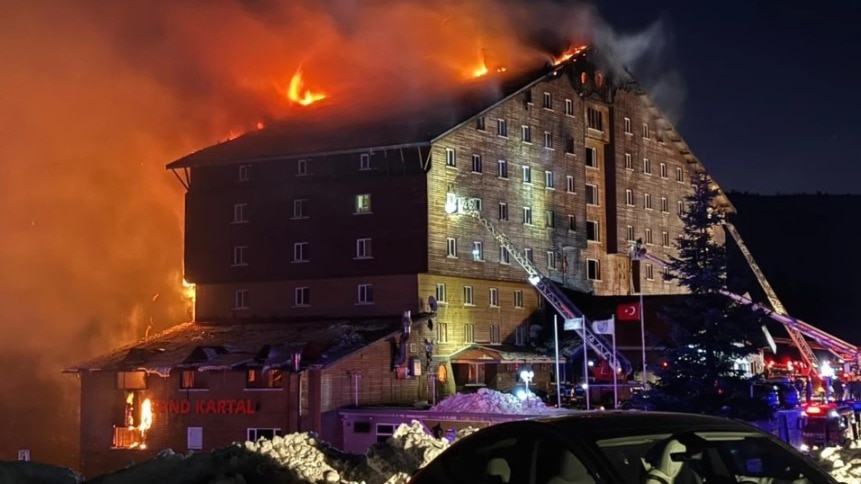 Turkey hotel fire