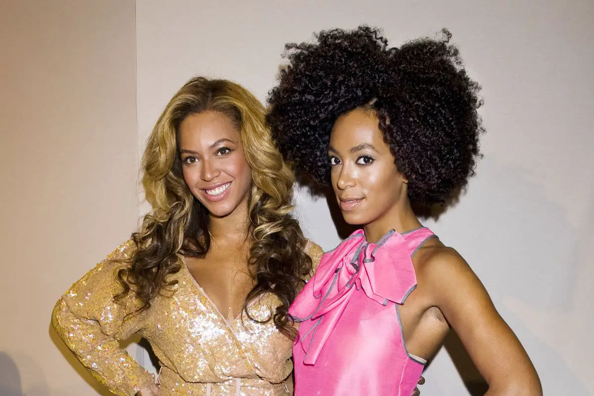 Beyonce and Solange Knowles