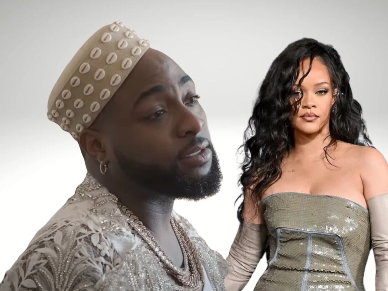 Davido and Rihanna at AllHipHop