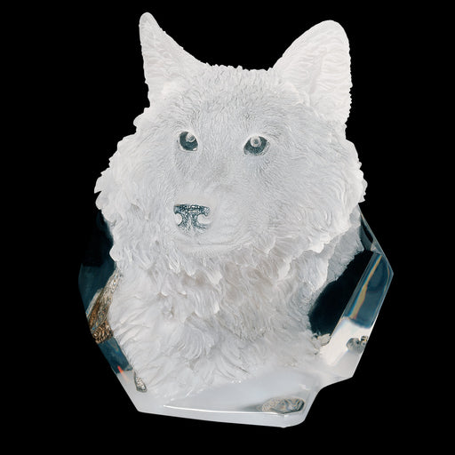 Devotion Wolf Sculpture by Kitty Cantrell