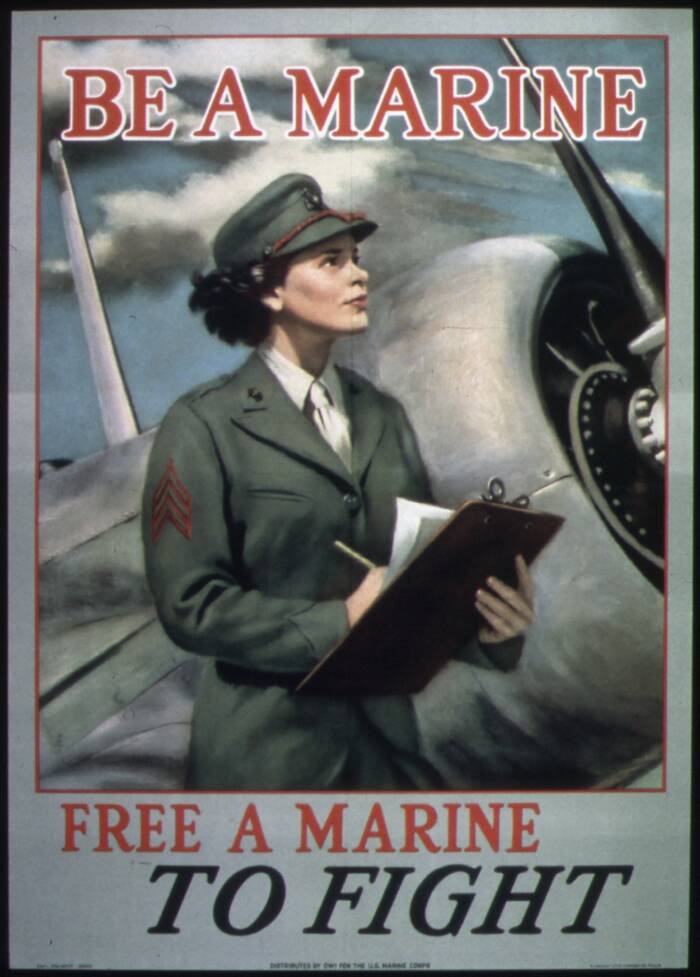 US Marine Corps Recruitment Poster