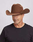 Cattleman Chocolate | Mens Felt Brown Cowboy Hat