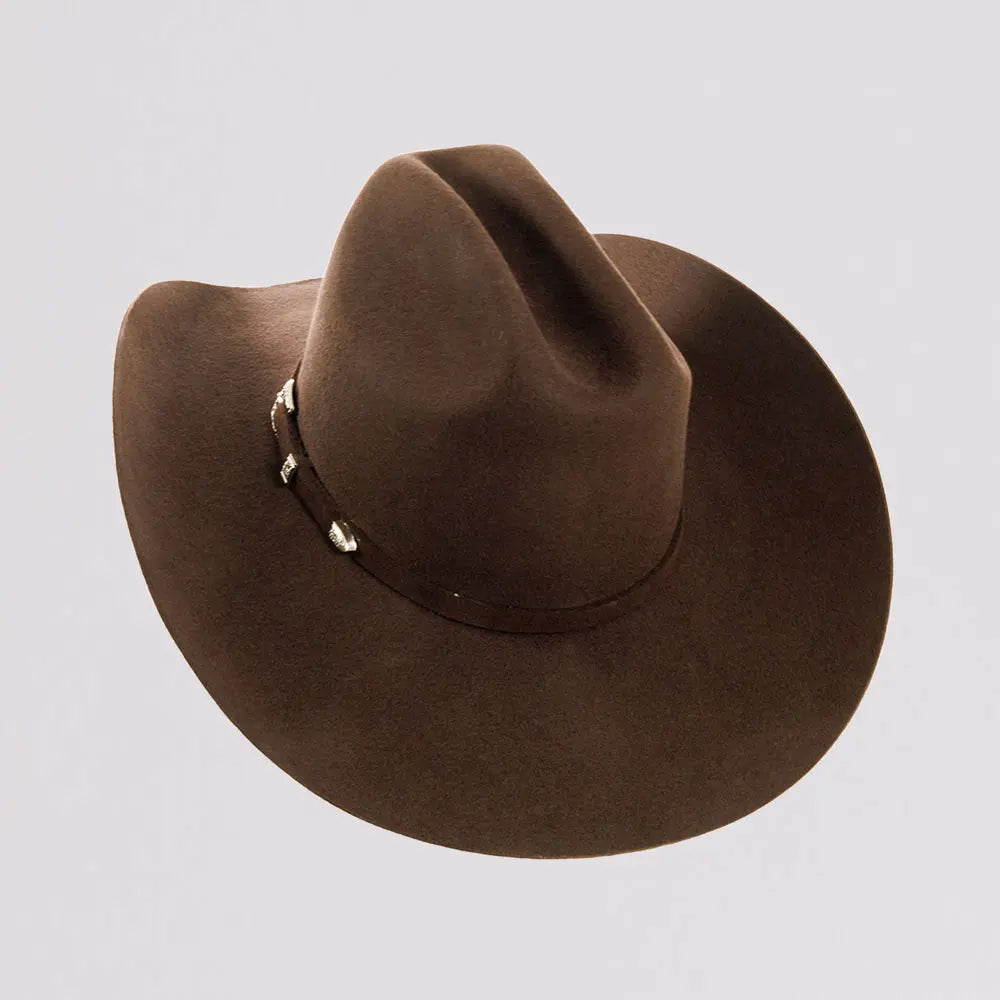 Cattleman Chocolate | Mens Felt Brown Cowboy Hat