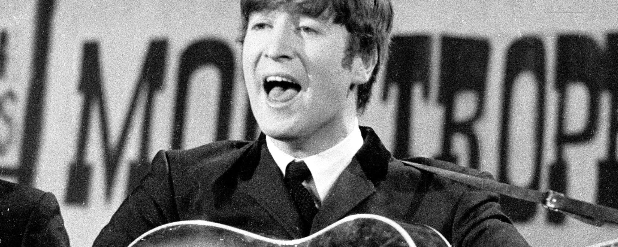 John Lennon singing